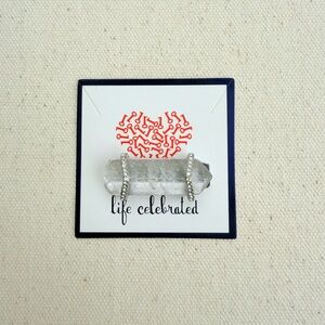 *Quartz Bar~Power Positivity Charm* KEEP COLLECTIVE Retired Focal Statement